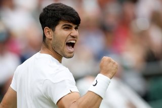 "Carlitos" n'a pas eu la vie facile vendredi sur le Centre Court de Wimbledon. KEYSTONE/EPA/ADAM VAUGHAN